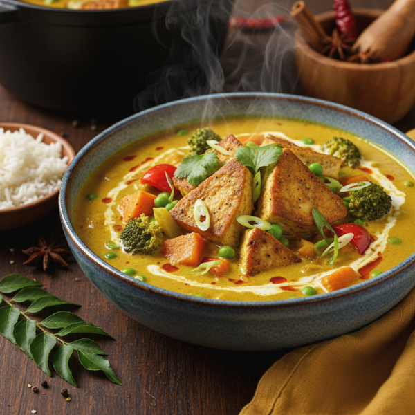 Savory Vegan Golden Curry Delight recipe