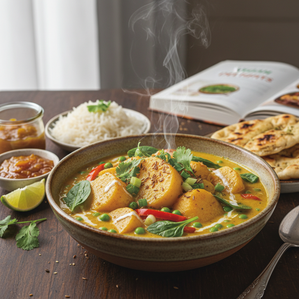 Savory Vegan Turnip Curry Delight recipe
