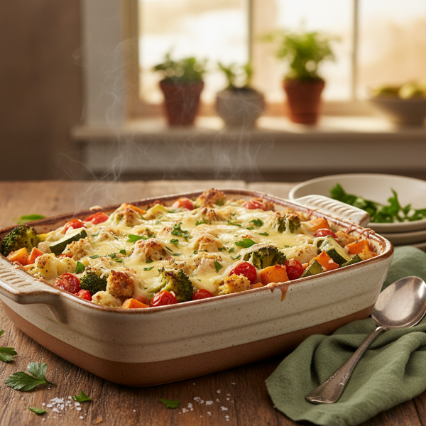 Savory Vegetable Delight Casserole recipe
