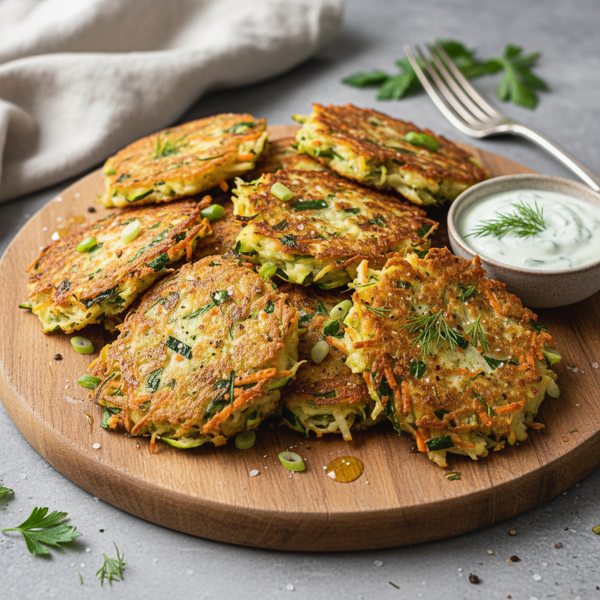 Savory Vegetable Fritters recipe