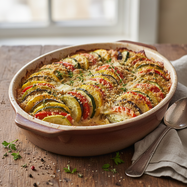 Savory Vegetable Gratin Delight recipe