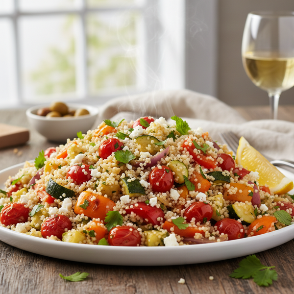 Savory Vegetable & Herb Couscous Delight recipe