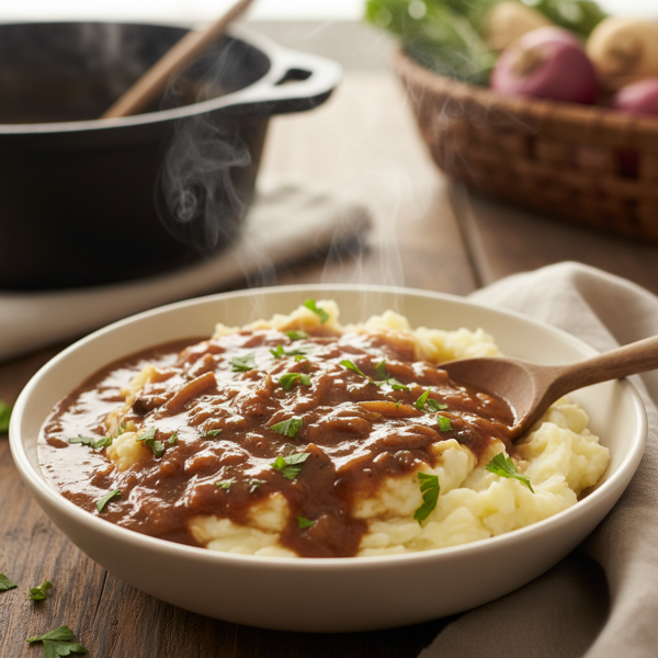 Savory Vegetarian Comfort Gravy recipe