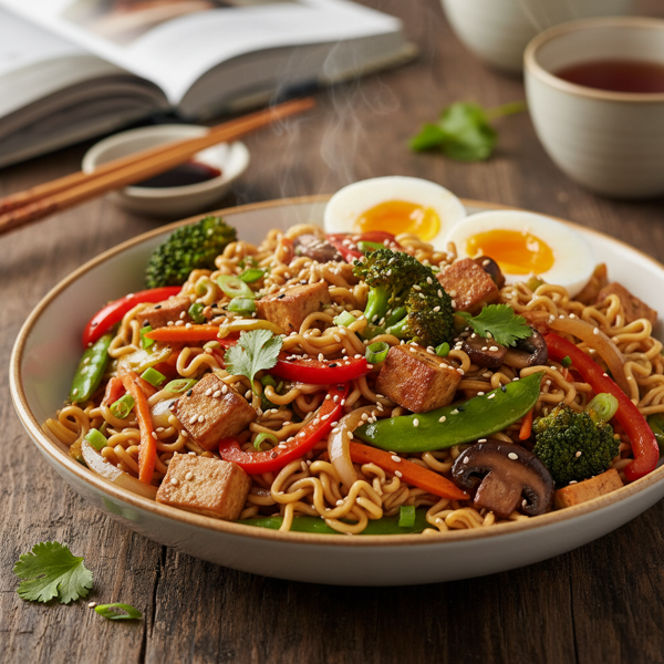 Savory Veggie Ramen Stir-Fry recipe