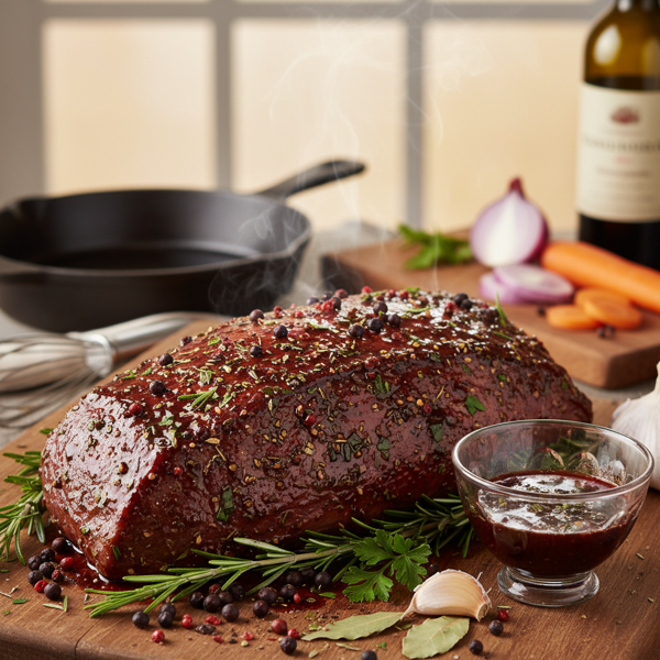 Savory Venison Roast Marinade recipe