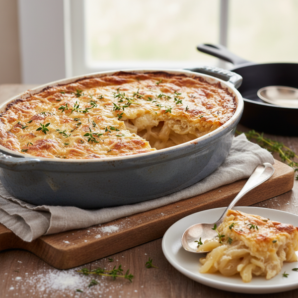 Savory Vidalia Onion Bake recipe