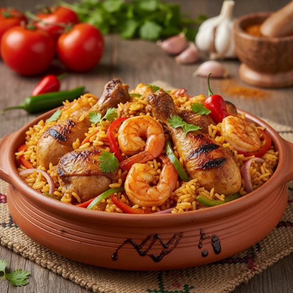 Savory West African Jollof Rice recipe