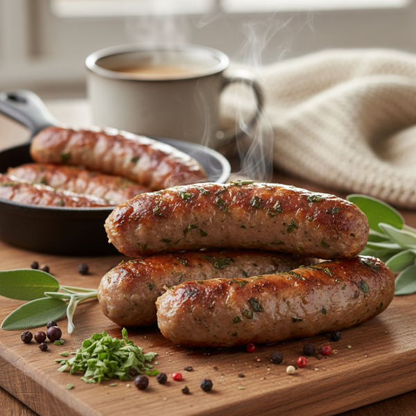 Savory Winter Sage Breakfast Sausage recipe