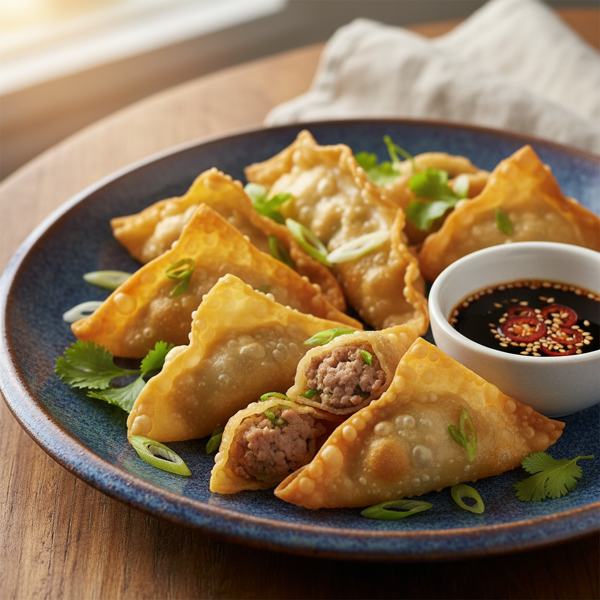 Savory Wonton Delights recipe