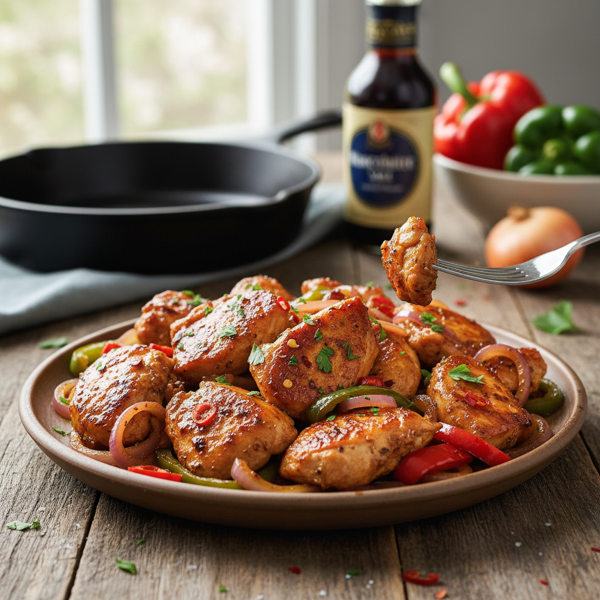 Savory Worcestershire-Infused Sautéed Chicken recipe