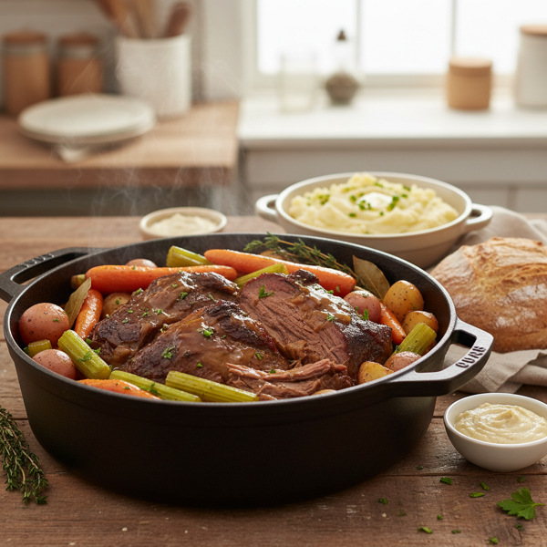 Savory Yankee Style Pot Roast recipe
