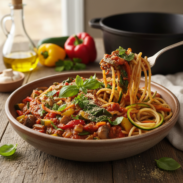 Savory Zero-Point Vegetable Spaghetti Sauce recipe