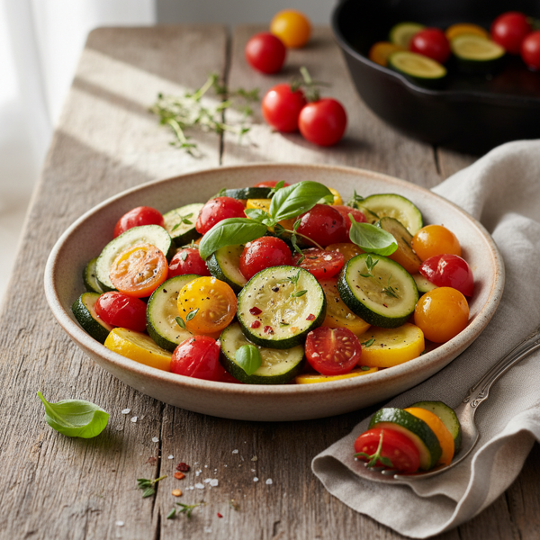 Savory Zucchini and Cherry Tomato Medley recipe