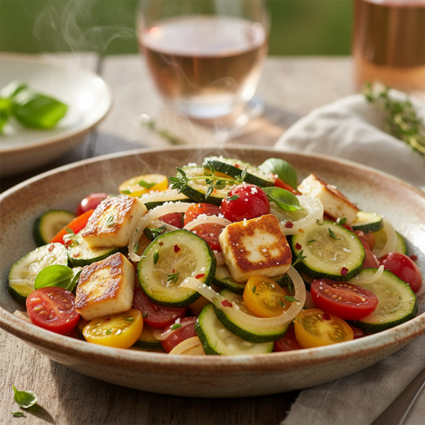 Savory Zucchini and Tomato Sauté recipe
