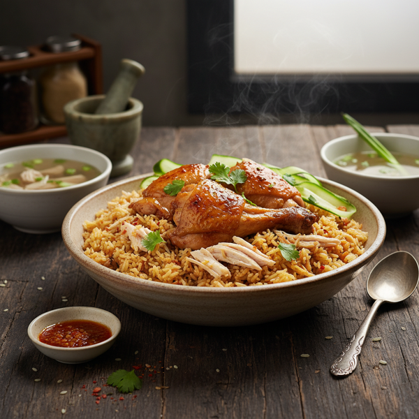 Savoury Chicken Rice Delight recipe
