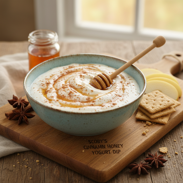 Scooby's Cinnamon Honey Yogurt Dip recipe