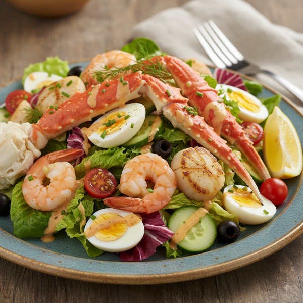 Seafood Louis Salad Delight recipe