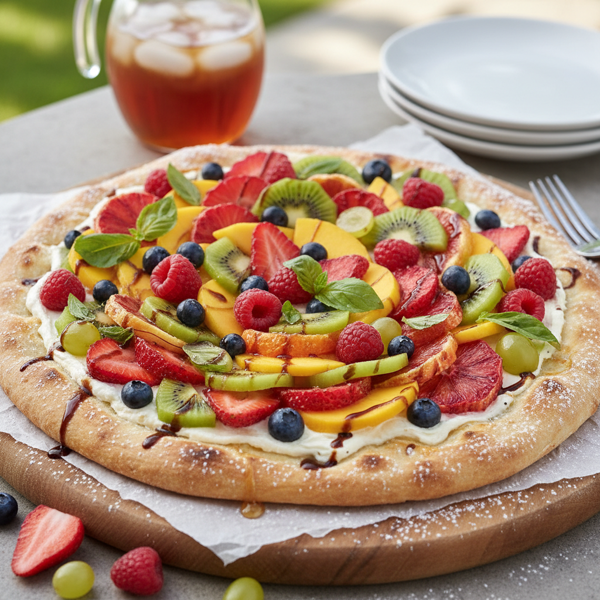Seasonal Fruit Delight Pizza recipe