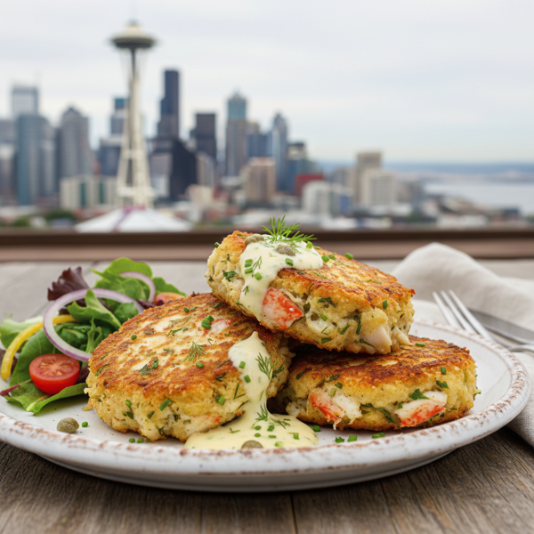 Seattle-Style Dungeness Crab Cakes recipe