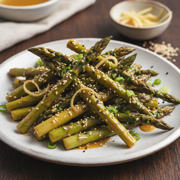 Sesame-Ginger Asparagus Delight recipe