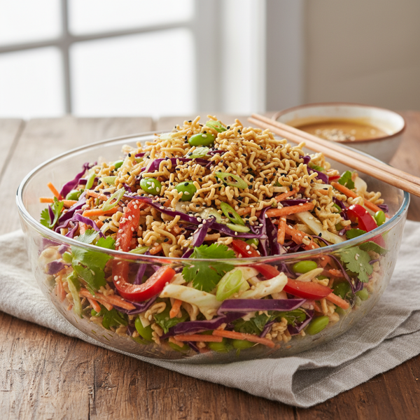 Sesame Crunch Ramen Coleslaw recipe