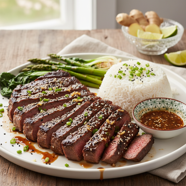 Sesame Ginger Sirloin Steak Delight recipe