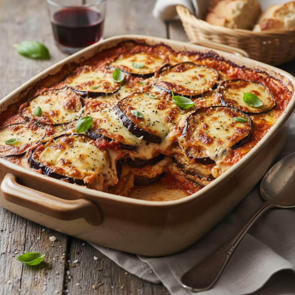 Sicilian-Style Eggplant Parmesan recipe