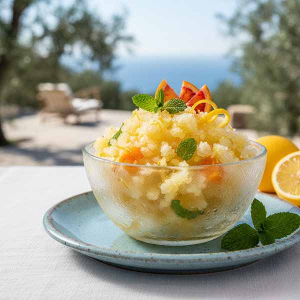 Sicilian Citrus-Mint Bliss Granita recipe