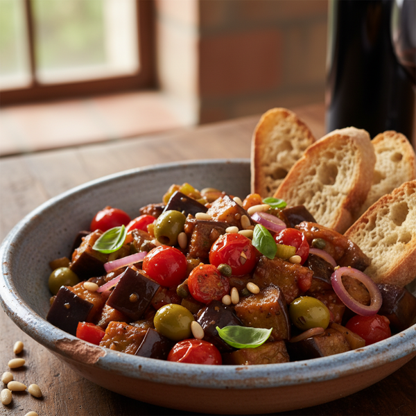 Sicilian Eggplant Caponata Delight recipe