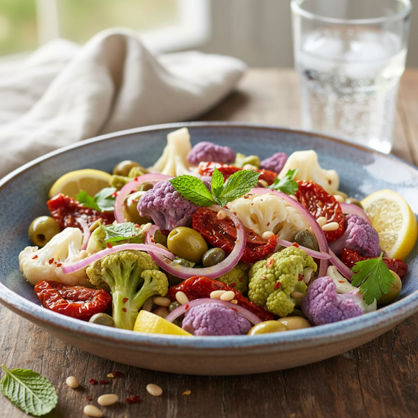 Sicilian Refreshing Cauliflower Medley recipe