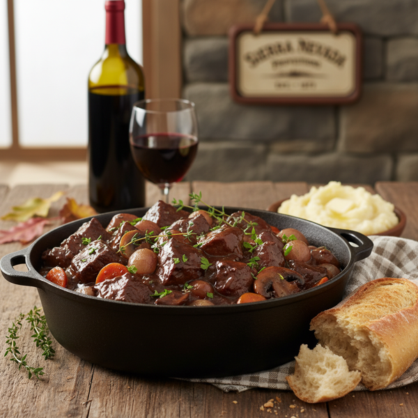 Sierra Nevada Beef Burgundy Delight recipe