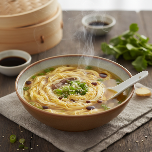 Silken Asian Egg Drop Soup recipe
