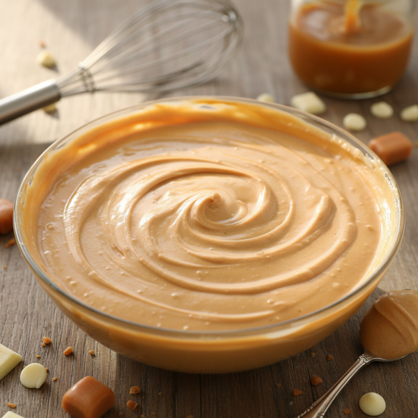 Silky Caramel White Chocolate Frosting recipe