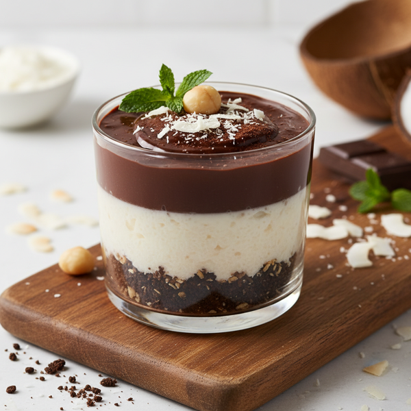 Silky Chocolate Coconut Delight recipe