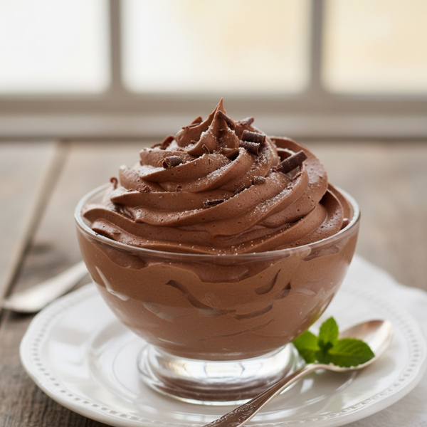 Silky Chocolate Whipped Cream Frosting recipe