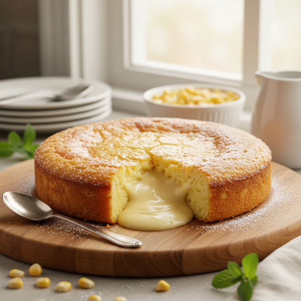 Silky Custard Cornbread Delight recipe