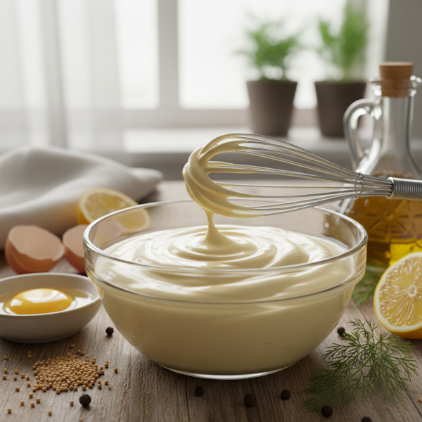 Silky Homemade Mayonnaise recipe