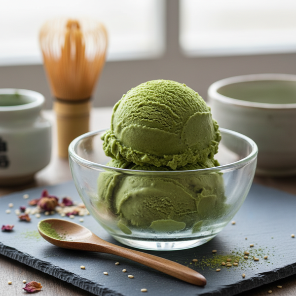 Silky Matcha Green Tea Ice Cream recipe
