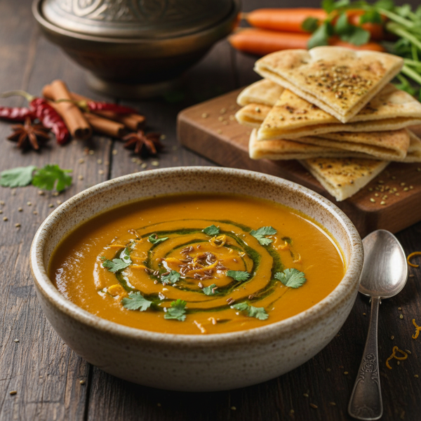 Silky Moroccan Carrot and Spice Soup recipe