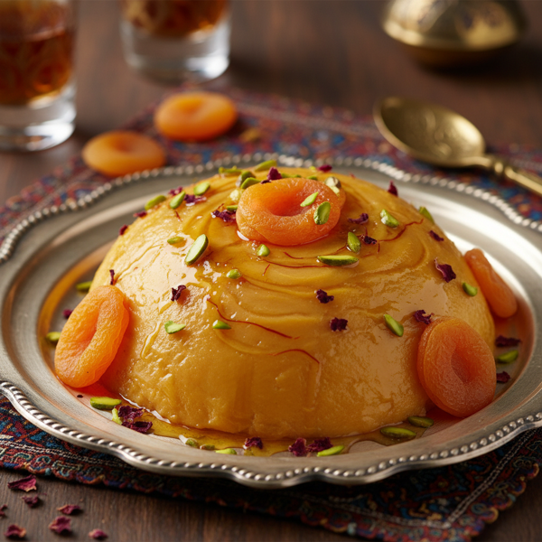 Silky Persian Apricot Delight recipe