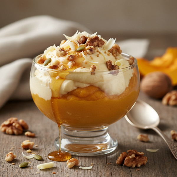 Silky Pumpkin Walnut Delight recipe