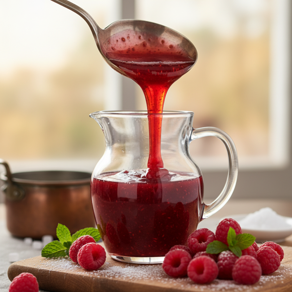 Silky Raspberry Syrup recipe