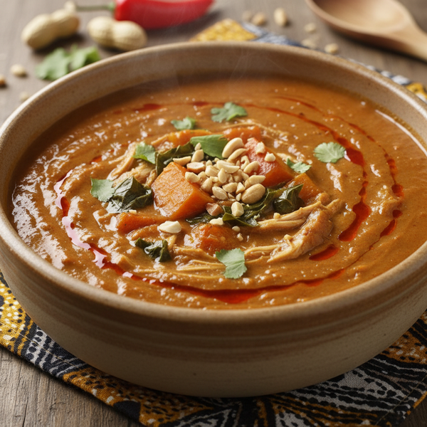 Silky Senegalese Chicken & Peanut Soup recipe