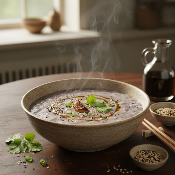 Silky Sesame Congee recipe