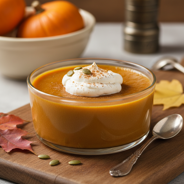 Silky Smooth Crustless Pumpkin Delight recipe