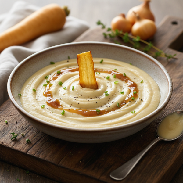 Silky Smooth Parsnip and Shallot Purée recipe