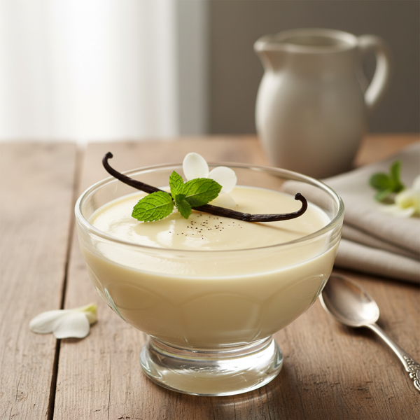Silky Smooth Vanilla Pudding recipe