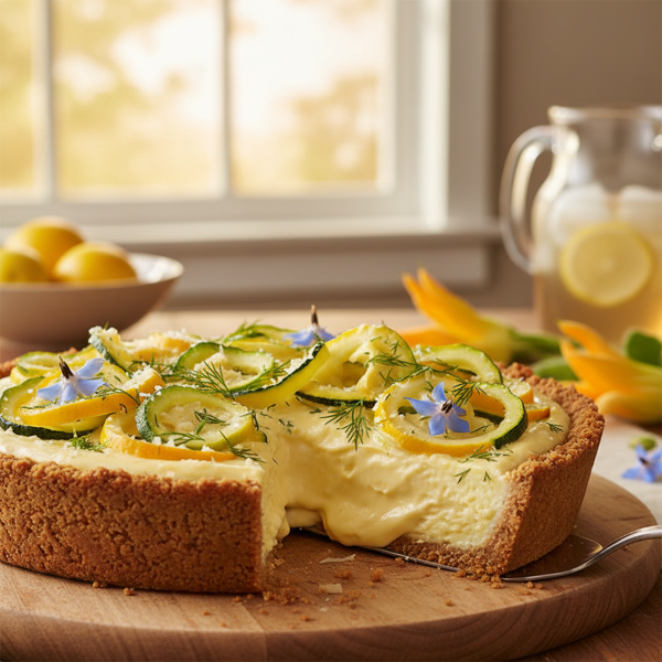 Silky Summer Squash Cream Pie recipe