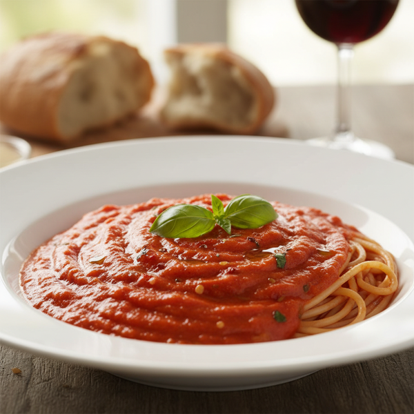 Silky Tomato Basil Pasta Sauce recipe