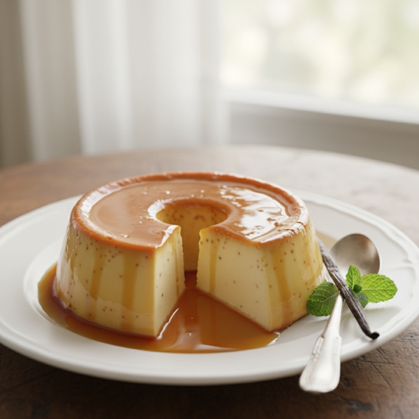 Silky Vanilla Creme Caramel Delight recipe